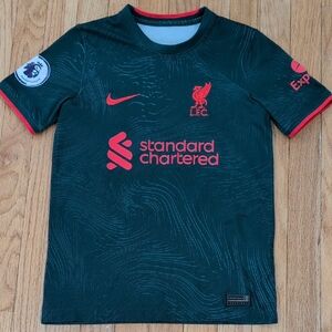 Nike Kids Liverpool FC Dark Green Soccer Jersey